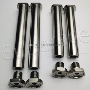 Kit de pivots de roue creux usinés CNC pour voitures miniatures et Sprint Car, filetage 5/8-18 avec capuchon d'écrou pour arbres de roue, pièces de course Mirco - Product Image 3