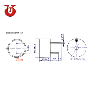 มืออาชีพผู้ผลิตการรับรองคุณภาพสนับสนุนขาวงจร Transducer แม่เหล็ก Buzzer - Product Image 2
