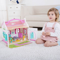 Juguete de Madera para Niños, Casa de Muñecas de Diseño Clásico y Encantador, Juego de Muebles para Armar, Gran Venta
