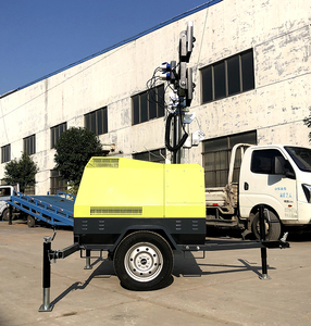 XCMG resmi inşaat madencilik 7m kurtarma dizel jeneratör hidrolik direk işık kulesi fiyat satılık - Product Image 2