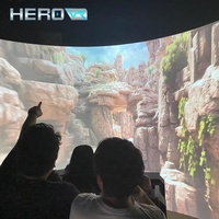 Chaise de réalité virtuelle HEROVR 9D VR Motion Chair, cinéma à écran incurvé 7D, cinéma volant, éducatif, métal, extérieur, montagnes russes