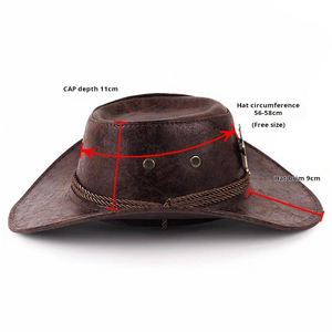 Crossborder American Style Suede Cowboy <b>Hat</b> Wide Brim <b>Hat</b> Summer Unisex - Product Image 2