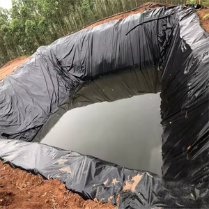 Rouleau de membrane plastique HDPE imperméable et résistante aux UV pour <span class=keywords><strong>bassin</strong></span> paysager artificiel, étang et station d'épuration - Product Image 5