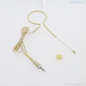 AVX20 microfono auricolare con gancio per l'orecchio singolo CreamColor per <span class=keywords><strong>AVX</strong></span> G2 G3 G4 XS EW Evolution Digital 6000 9000 Wireless Mic System - Product Image 4