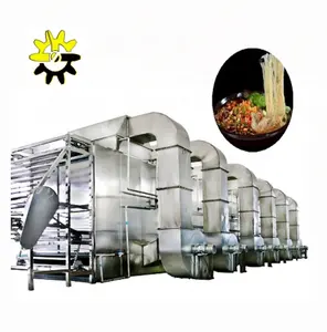 Automatic Instant Rice Vermicelli Making Machine/Commercial Industrial Extruding Instant Rice Noodle Production Line