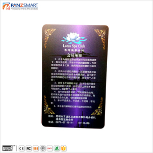 Thiết kế mới nhiệt hình ảnh thành viên thẻ nhựa thẻ khách hàng nhiệt viết lại thẻ với chip RFID hoặc dải từ - Product Image 4