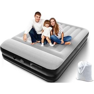 Cama de colchón de aire autoinflable plegable para acampar de doble tamaño con bomba incorporada - Product Image 4