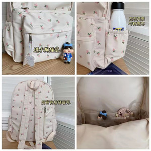 Mochila versátil de color sólido para escuela secundaria y preparatoria, y mochila escolar de gran capacidad - Product Image 6