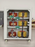 Régulateur de tension triphasé, stabilisateur SVC, moteur servo AC en cuivre, AVR, LCD, 440V 380V 50/60Hz 100kva-500kva, usage industriel