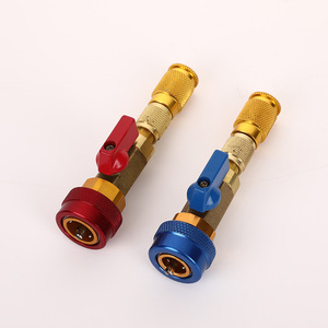 Outil de dépose et d'installation de valve en alliage de cuivre et d'aluminium pour kit d'entretien de climatisation automobile - Product Image 2