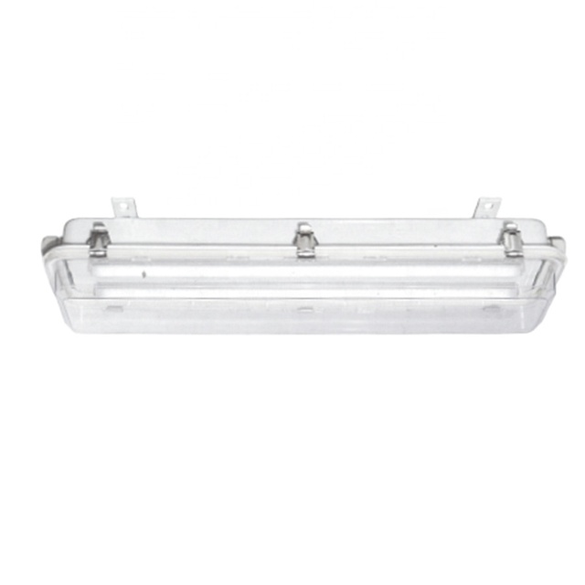 IP66 JCY41-2EL Steel 2x18W+24V/3W LED Marine Fluorescent Pendant Light with Emergency