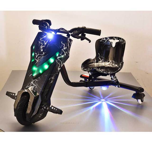 Triciclo De Derrape Eléctrico 24V Para Niños De 3 A 8 Años – Asiento Ajustable, Marco De Acero, Velocidad 12 Km/h