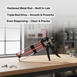 <span class=keywords><strong>Pistola</strong></span> Dispensadora de Adhesivo de Dos Componentes JAPI Steel 400ml 1:1 |   Entrega Rápida |   Diseño OEM para Pegamentos de Poliuretano PU - Product Image 2