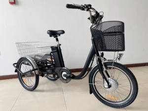 <span class=keywords><strong>Tricycle</strong></span> cargo électrique OEM économique, motorisé 350W, 3 roues, pneus 20 pouces, carrosserie ouverte en acier, pour personnes âgées, autonomie 30 km, batterie 10.4Ah - Product Image 5