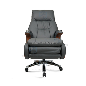 Ghế văn phòng da PU cao cấp cỡ lớn dành cho người có vóc dáng lớn, có thể ngả lưng và xoay, kiểu ghế bập bênh - Product Image 2