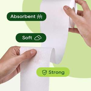 <span class=keywords><strong>Papier</strong></span> <span class=keywords><strong>toilette</strong></span> doux en pulpe vierge OEM, vente chaude en usine, à bas prix pour une utilisation en salle de bain - Product Image 5