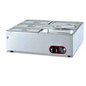 餐饮设备商用不锈钢电动贝恩玛丽4锅食品保暖器