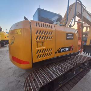 Excavadora de cadenas usada SANY SY75C de la marca china, máquina de construcción de servicio pesado, equipo de excavación - Product Image 4