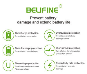 Belifine可充电21700锂离子电池<span class=keywords><strong>3</strong></span>.7V 4800毫安时电池电动自行车踏板车电动工具 - Product Image 4