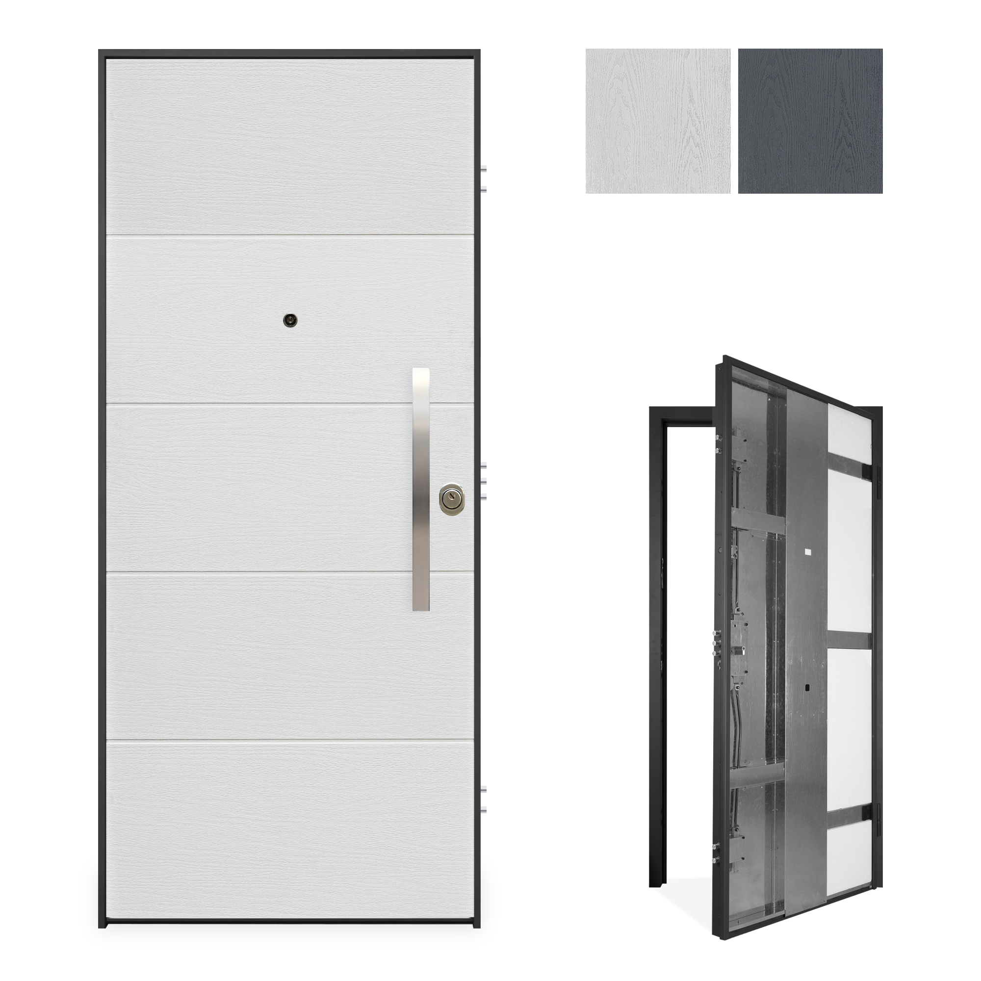 Int: White, Ext:White/Grey