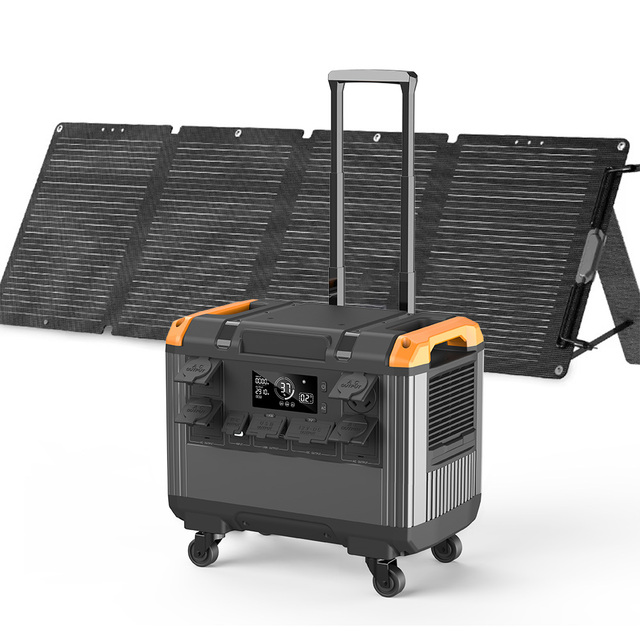 Lithium Ion Batteries Solar Powered Generator 3000w 4000w 5000w 110V 220V Power Station 3600w Usa