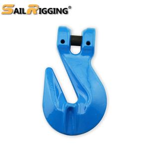 G100 Giả Mạo Thép Hợp Kim <span class=keywords><strong>Clevis</strong></span> Lấy Móc 8Mm 10Mm 13Mm Ý Loại Móc Cần Cẩu Nâng Sling Móc - Product Image 2