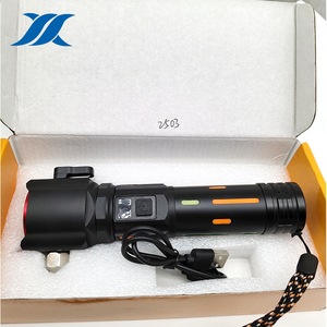 Lampe torche LED super lumineuse promotionnelle, zoomable, portable, étanche, ABS, rechargeable par USB, <span class=keywords><strong>10W</strong></span>, lampe de camping - Product Image 2