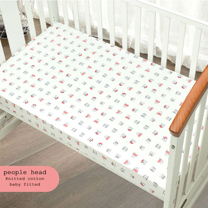 Drap-housse imprimé motif animal d'hiver personnalisé couette pour bébé tricoté tissé mousseline de coton matériau de tissu optimal - Product Image 1
