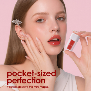 Julystar TinyLip Glaze, Lucidalabbra Effetto Specchio, Labbra Gelatinose con Luce Scintillante Effetto Rugiada, Lunga Durata Resistente alle Macchie Trasparente 2pz/set - Product Image 2