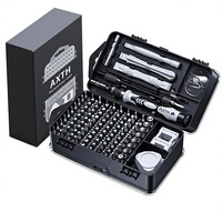 Jeu de tournevis de précision AXTH 115-en-1 [Super durable] Mini outil de réparation magnétique professionnel en acier allié et acier au chrome-vanadium