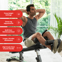 Poignée Ab Exercices Reverse Crunch Decline Sit Up