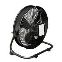 Ventilateur portable extérieur AC/DC 12V haute puissance 15600mAh, prix d'usine, nouveau design, ventilateur de sol en métal portable pour le camping en extérieur 30W
