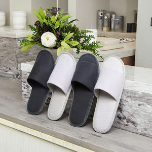 GlobeLink Pantoufles <span class=keywords><strong>de</strong></span> spa jetables antidérapantes non tissées à bout ouvert et fermé, économiques, pour la famille, les voyages et la réception - Product Image 5