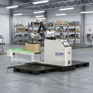 Robot de palettisation industriel à 6 axes servo-assistés, compatible TCP, manipulateur robotique automatique pour l'empilage de palettes - Product Image 1