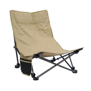 Chaise de plage pliable portable d'extérieur avec dossier confortable en tissu Oxford 600D, pour voiture, camping, pêche ML-129 - Product Image 1