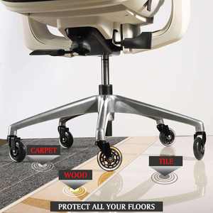 Roue universelle 11*22mm 3 "tige d'insertion roue <span class=keywords><strong>de</strong></span> <span class=keywords><strong>roulette</strong></span> transparente en PU <span class=keywords><strong>pour</strong></span> <span class=keywords><strong>chaise</strong></span> <span class=keywords><strong>de</strong></span> bureau - Product Image 5