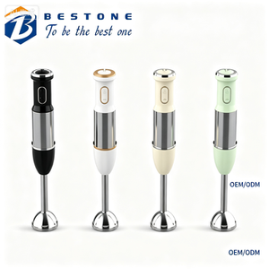 Batidora de Mano Eléctrica de 12 Velocidades Variables, Batidora de Inmersión con Carcasa de Acero Inoxidable para Cocina Doméstica - Product Image 1