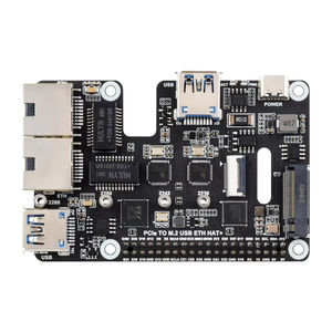 PCIe to USB 3.<span class=keywords><strong>2</strong></span> Gen1 / <span class=keywords><strong>2</strong></span>.5G ETH / M.<span class=keywords><strong>2</strong></span> NVMeアダプターラズベリーパイ5、サポートNVMeプロトコルM.<span class=keywords><strong>2</strong></span>ソリッドステートドライブ - Product Image 1
