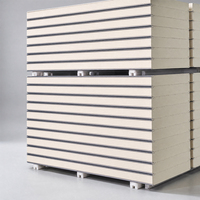 Panneaux muraux isolés préfabriqués pour chambre froide, structure sandwich pour projets de réfrigération commerciale et de stockage frigorifique