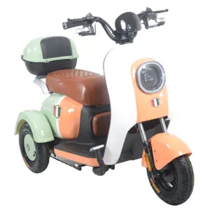 OEM ODM中国制造商3轮三轮车发光二极管灯成人踏板车电动乘客三轮车待售