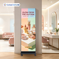 Écran LED portable numérique pliable CANBEST CJ PRO C2 P1.2 P1.5 P1.8 COB, écran d'affichage numérique de 80 pouces pour restaurant