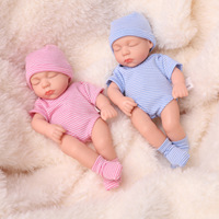 Muñeca Reborn Mini de Gran Venta, 8 Pulgadas, Simulación Completa, Cuerpo Completo, 20 cm, de Vinilo de Silicona Suave, Muñeca Reborn para Regalos de Niñas