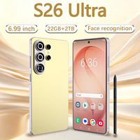 Smartphone S26 Ultra 5G, 108MP, double carte, double veille, grand écran 6,99 pouces, stockage important 22+2 To, batterie 8000 mAh, Android, idéal pour le gaming