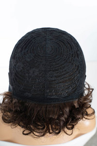 Perruque courte coupe pixie cheveux humains perruque Rose Curly Full Machine Made Fumi Curly Short <span class=keywords><strong>Bob</strong></span> Pixie Cut Perruques pour les femmes noires - Product Image 3