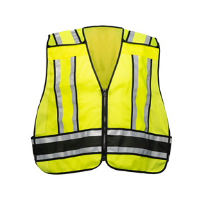 Huỳnh Quang Màu Vàng Có Thể Tháo Rời Khóa Phong Cách Lưới Vải An Toàn Vest Biểu Tượng Tùy Chỉnh Bán Buôn Phản Quang Làm Việc Quần Áo - Product Image 1