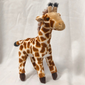 Peluches Réalistes Girafe Éléphant Zèbre Cerf Élan en Coton PP, Matière Peluche Courte, Hauteur 31-50cm, Vente en Gros - Product Image 3