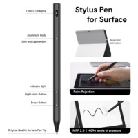 2024 nouveauté SD201 stylet en alliage d'aluminium noir pointe Fine longue durée de vie de la batterie Surface d'écriture Mobile Pro