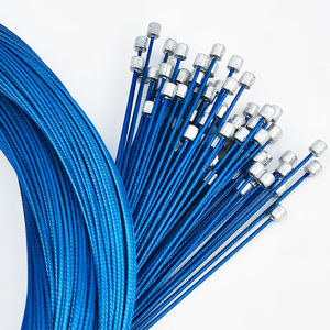 Riding on the Highway with Blue Stainless Steel Grinding Wire Core Brake, Mountain <strong>Bike</strong> Transmission Line - Product Image 4