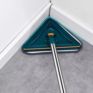 Di alta qualità retrattile microfibra pulitore per la polvere finestra attrezzatura per il lavaggio regolabile triangoli Mop con tergipavimento - Product Image 5