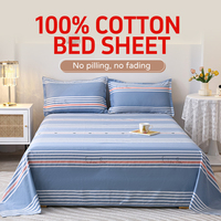 Parure de draps en coton 100 % personnalisée en gros – Draps-housses et draps plats super doux pour lits Queen et King Size